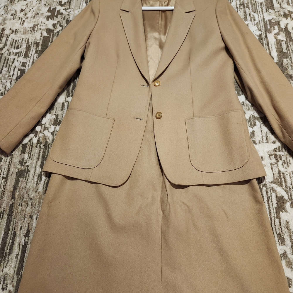 Pendleton Tan Wool Blend Blazer Jacket - image 2